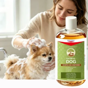 OEM ODM Hydrating Wash Skin Moisturize Dry Hypoallergenic Pet Grooming Bath Product Oatmeal Dog Hair Shampoo and Conditioner