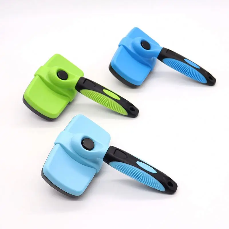 OEM & ODM Manufacturer Dog Pet Hair Grooming Shedding Self Cleaning Slicker Brush