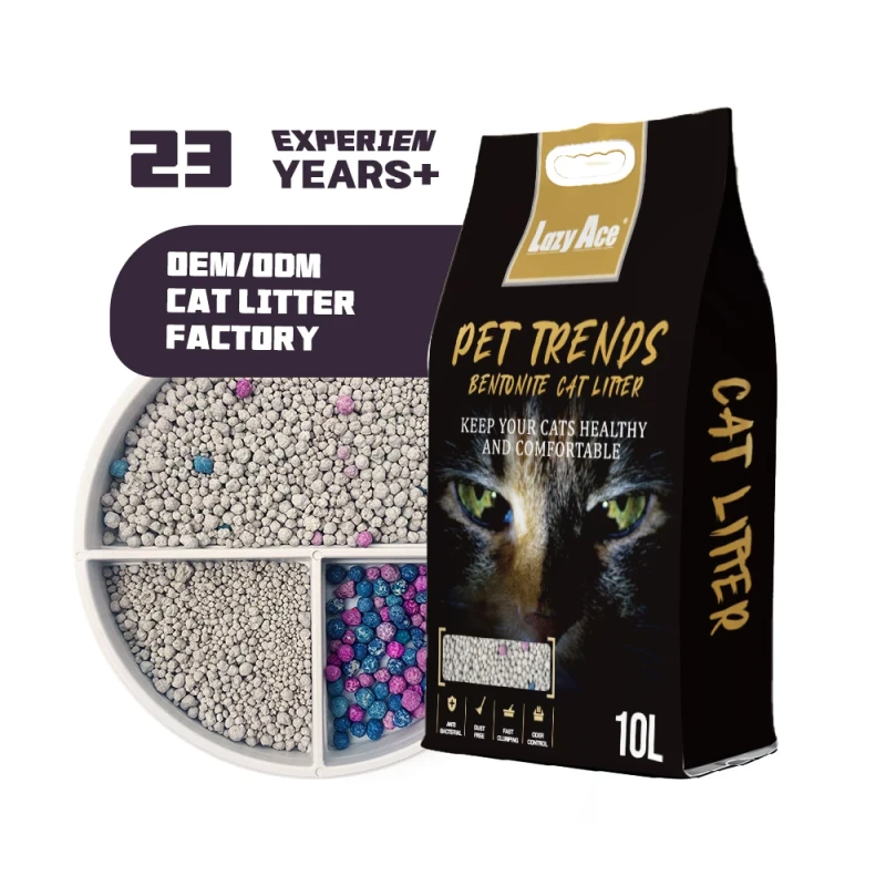 OEM ODM Manufacturers Supplier Sale Premium Cat Litter Dust Free Clumping 99% Natural Bentonite Cat Litter