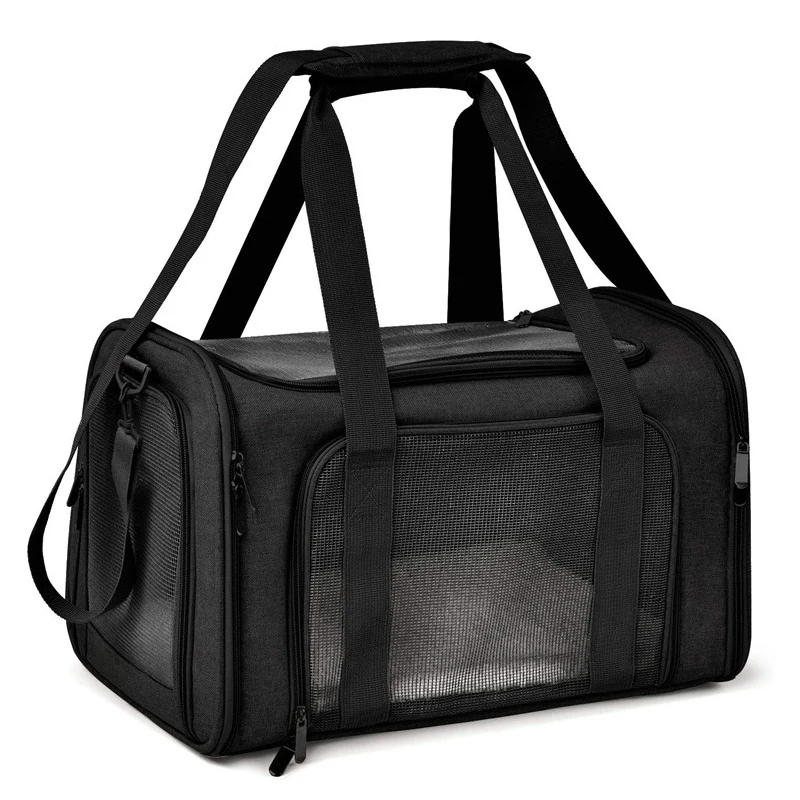 OEM ODM Multifunctional Breathable Airline Portable Breathable Oxford Car Seat Cat Puppy Pet Carriers Dog Carry Bags Cages