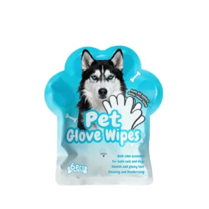 OEM ODM Pet Supplies Pet Hand free Gloves Quick Drying Deodorizing Cat Dog Bathing Wet Wipes