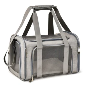 OEM ODM Portable Classic Sport Outdoor Small Pets Carrier Modern Soft Sided Pet Dogs Cats Breathable Waterproof Zipper