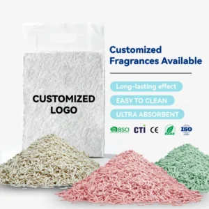 OEM ODM Tofu Bentonite Cat Litter Natural Deodorizing Quick Clumping Cat Sand
