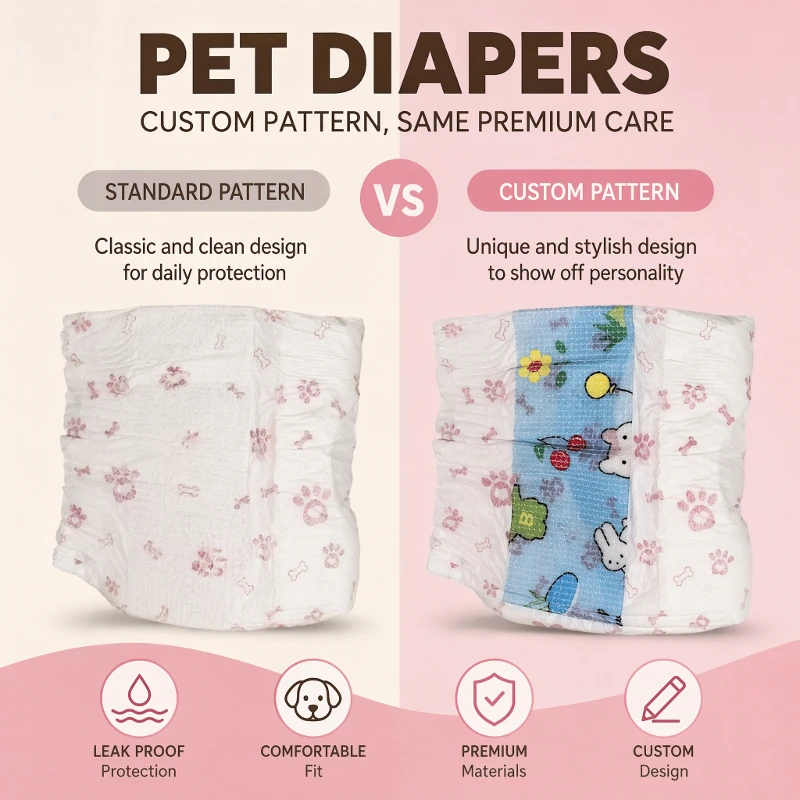 OEM Paw Walk Disposable Pet Diaper Portable Minimalist Style Dog Diaper Bulk Sunshine Care Walking Pad