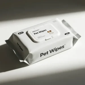 OEM Pet Calming Wet Wipes Aloe Gentler and Non Irritating with Thick Soft Top Lid Bag