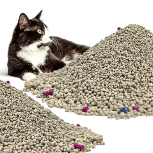 OEM Strong Clumping Bentonite Cat Litter Antibacterial Easy Clean Fast Absorption Cat Litter
