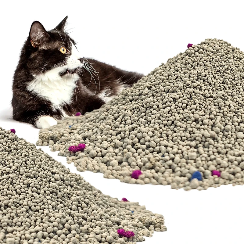 OEM Strong Clumping Bentonite Cat Litter Antibacterial Easy Clean Fast Absorption Cat Litter