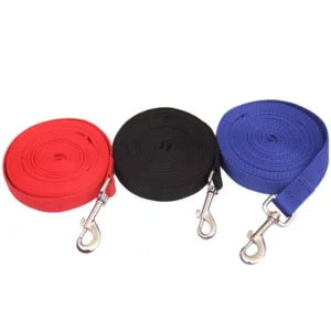 Obedience Recall Training Lead for Pet Dogs 6 15 20 30 50 100ft Long Nylon Dog Leash Easy to Wear Necklace Strap Pet Supplies