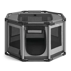 Octagon Dog Playpen Crate PVC Pipe Frame Carry Bag Two Size Option Easy Assembly Pet Kennel Cage for Cats Box