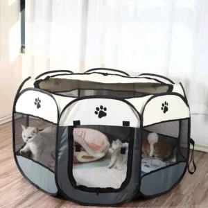 Octagon Pet Delivery Room Dog Cage Cat Nest Collapsible Oxford Cloth Waterproof Catch Dog Tent Cat Delivery Room Pet Pen