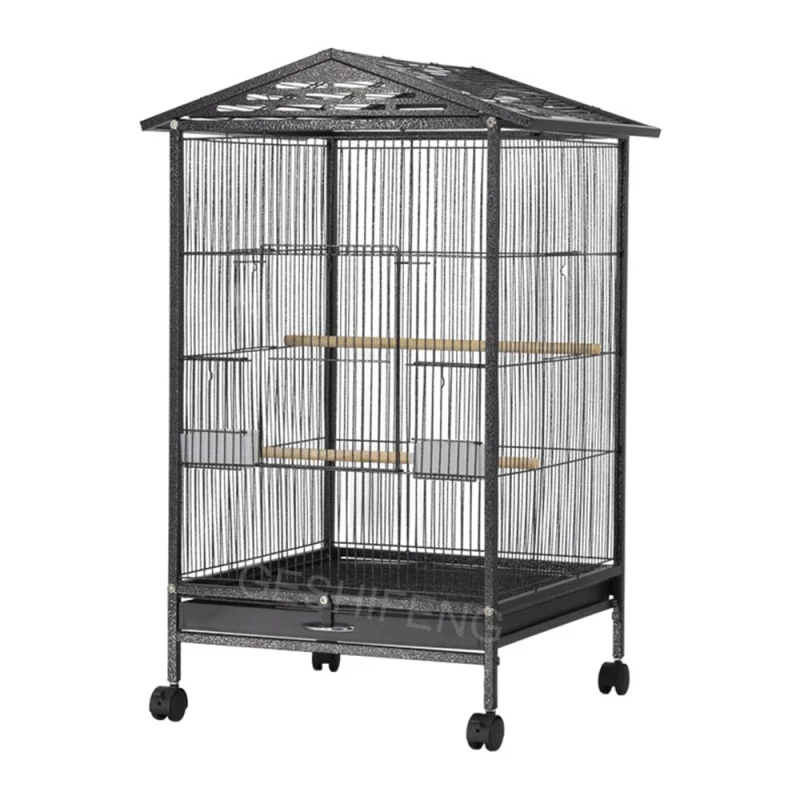Oem Spot Large Parrot Bird Cage Decoration Wire Removable Pet Cage Bird Cage
