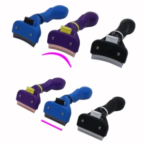One Button Self Clean Cat Shedding Brush Comb Pet Deshedding Grooming Tool for Dogs