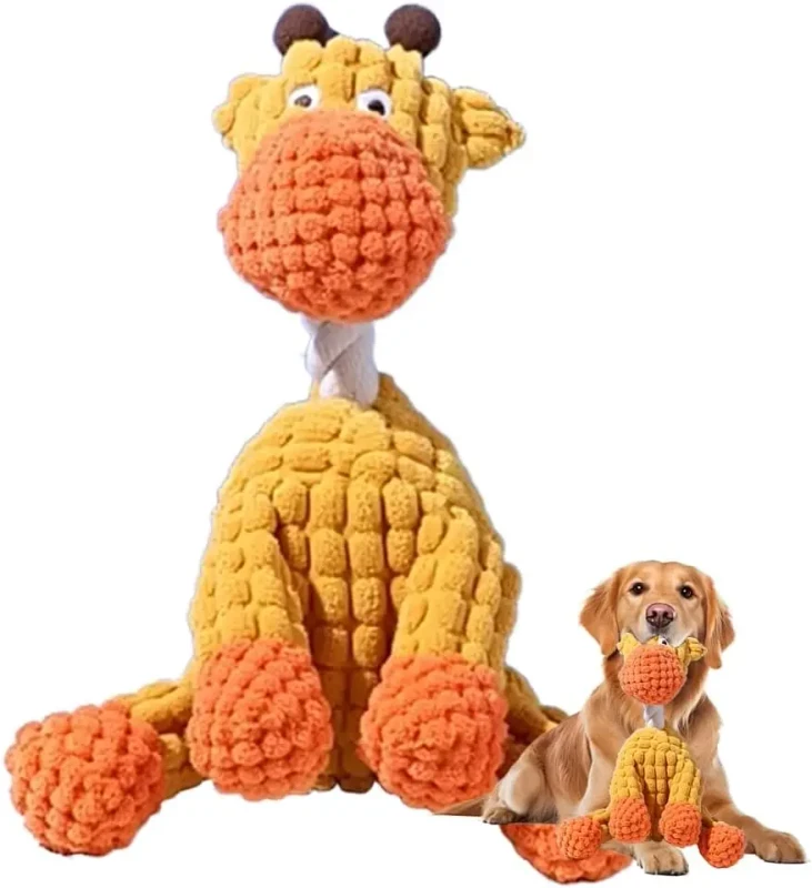 Orange Factory Polyester Interactive Luxury Small Animals Pet Dog cat Squeaky Toy