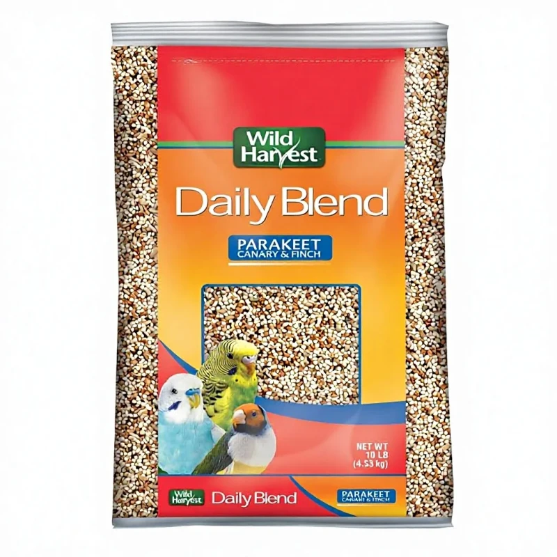 Organic Bird Food Mix High Protein Seeds for Parrots Macaw Cockatiel GACC Certified Factory Price Bulk Supply Pet Feed