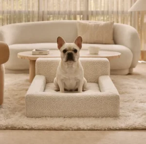Orthopedic Dog Bed with Sides for Medium Dogs Supportive Foam Pet Couch Bed