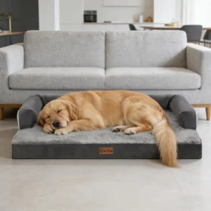 Orthopedic Egg Crate Foam Dog Bed Water Resistant Large Dogs