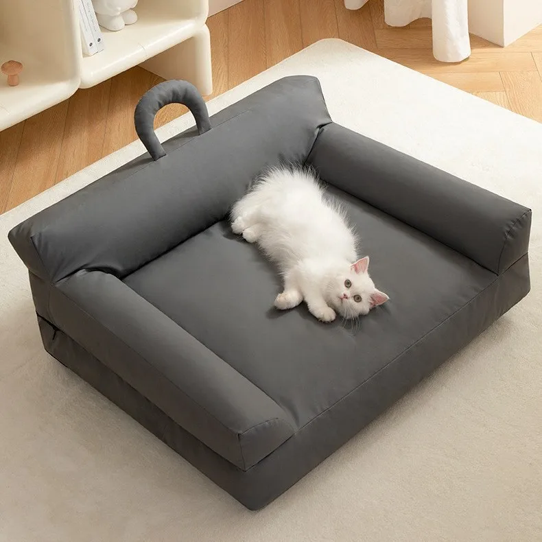Orthopedic Washable Waterproof Dog Bed Anti Anxiety Calming for Small Medium Dogs Cats