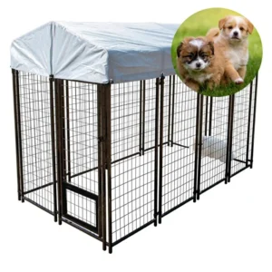 Outdoor Cage Metal Welded Mesh Pet House Large and Medium Size Pet Animal Kennel Factory Supplier