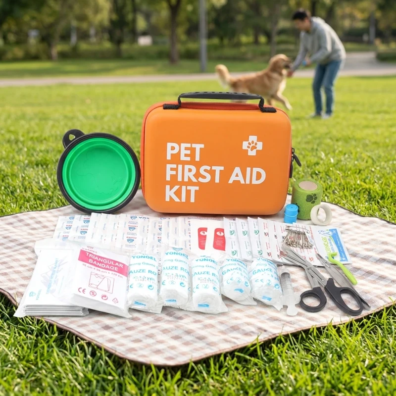 Outdoor Emergency Medical Supplies & Training Dog First Aid Kit Vet Approved Pet First Aid Supplies