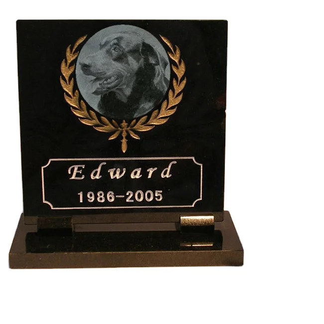 Outdoor Granite Stone Small Custom Pets Headstones Memorial Tombstone Personalized DIY Gravestone for Dog