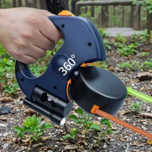 Outdoor Multi-Dog Walking Pet Leash Automatic Double Telescopic 2-in-1 Eco-Friendly Solid Plastic Ribbon 360 Anti-Tangle