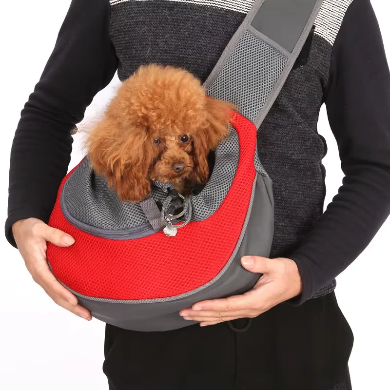 Outdoor Pet Carrier Backpack for Dogs and Cats PU Material with Zipper Closure for Pets' Travel