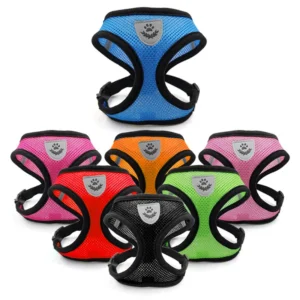 Outdoor Pet Walking Backpack Harness Breathable Mesh Dog Harness I Shape Pet Harness Leashes