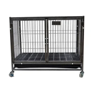 Outdoor Professional Galvanized Steel Heavy Duty Iron Dog Metal Kennels Large Runs Pet Dog Cage Crate Cages Carrier Pet Cage