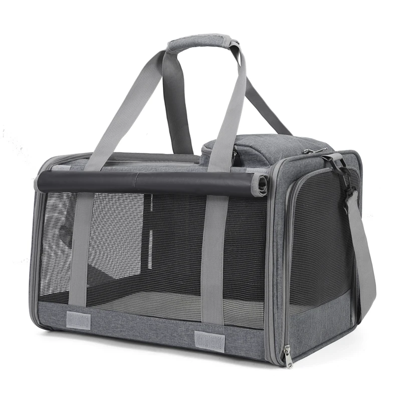 Outdoor Travel Oxford Large Size Breathable Portable Cat Dog Pet Carrier