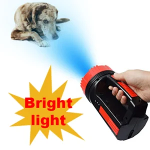 Outdoor Ultrasonic Dog Repeller Powerful Control Anti Bark Trainer No Shock for Dogs Tiger Lion Leopard Fox Wild Animals Led Lig