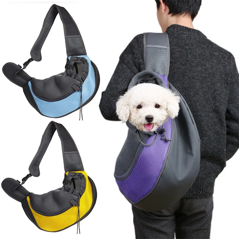 Outdoor Use Pet Carrier Breathable Small Dog or Cat Sling with Padded Shoulder Strap