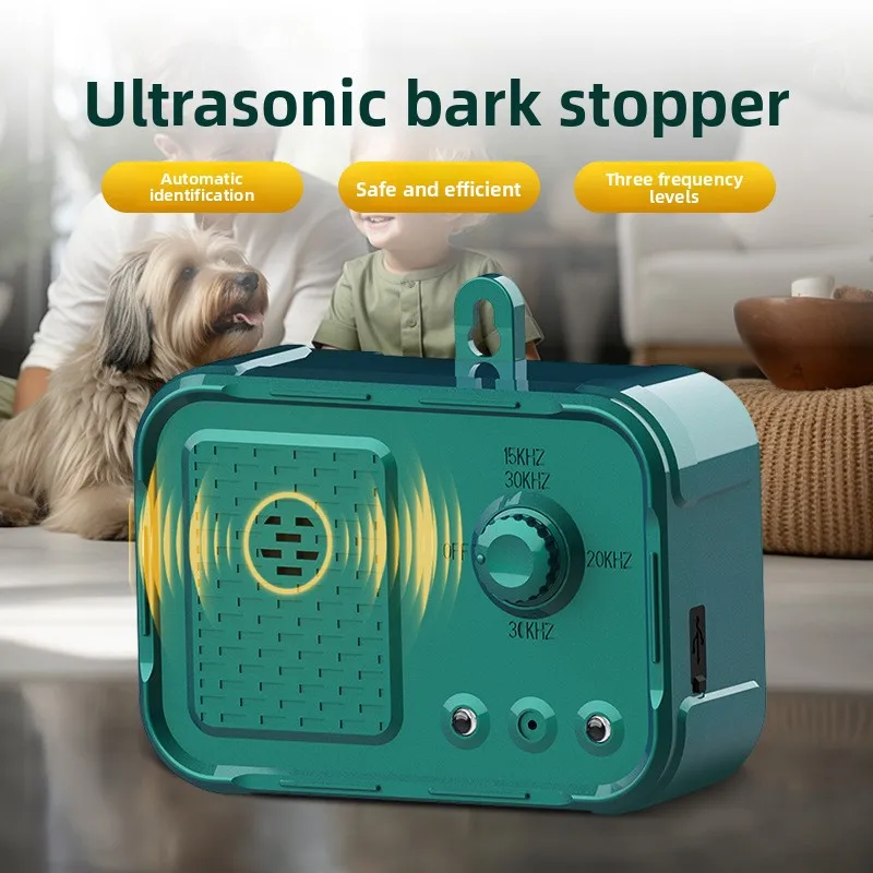 Outdoor Waterproof Ultrasonic Dog Bark Controller Smart Pet Training Device for Yard Garden
