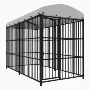 Outdoor Welded Dog Kennel Metal Dog Cage Pet Run Fence Dog House Puppy Playpen