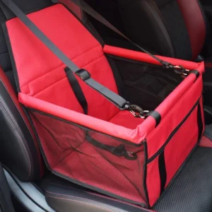 Oxford Black Auto Dog Car Front Seat Protector Booster Carrier Bag Collapsible Travel Pet Car Seat Booster 2 in 1 Function