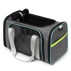 Oxford Expandable Travel Pet Carrier Rolling Wheels Trolley Stroller Foldable Airline Approved Cat Puppy Dog Carriers Print