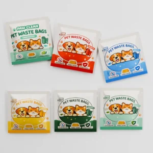PE Pet Waste Bags Unscented PE Leak Proof Disposable Waste Bags Outdoor Travel Use Custom Printing Available
