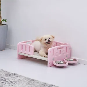 PP Plastic Pet Bed Pink/Blue/Green High Quality Pet Bed for Small Dog Ready to Ship