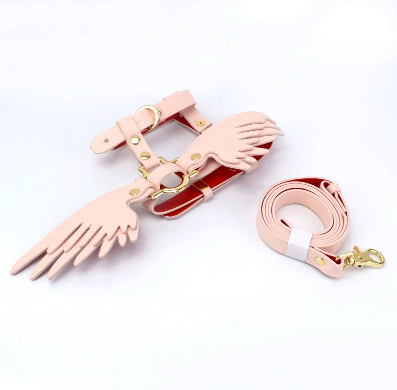PPC 80 Fashion Lovely Small Pet Products Harness Dog Leash Dog Collar