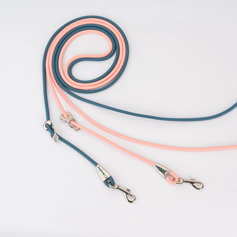 PVC Long Dog Leash Waterproof Durable Running PVC Training Lead for Large and Medium Dogs
