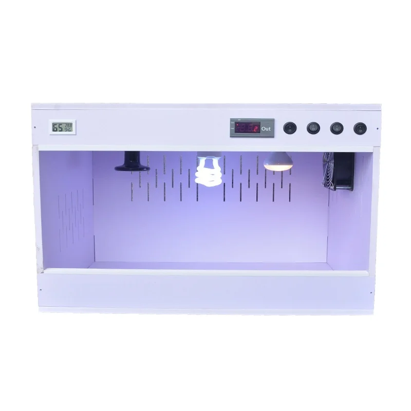 PVC Smart Pet Incubator House Square Terrarium Vivarium Intelligent Temperature Control Waterproof Ventilation Reptile Amphibian