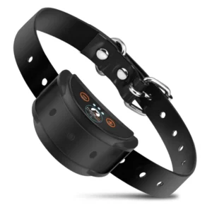 PaiPaitek Rechargeable IP67 Waterproof Nylon Dog Shock Collar Remote Bark Control