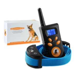 Paipaitek 500m Anti Barking Device Electric Dog Training Collar Remote Control for All Size Dog
