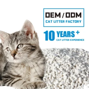 Paper Cat Litter Fast Absorption Clumping Low Dust Flushable Eco Friendly Pet Cleaning Supplies
