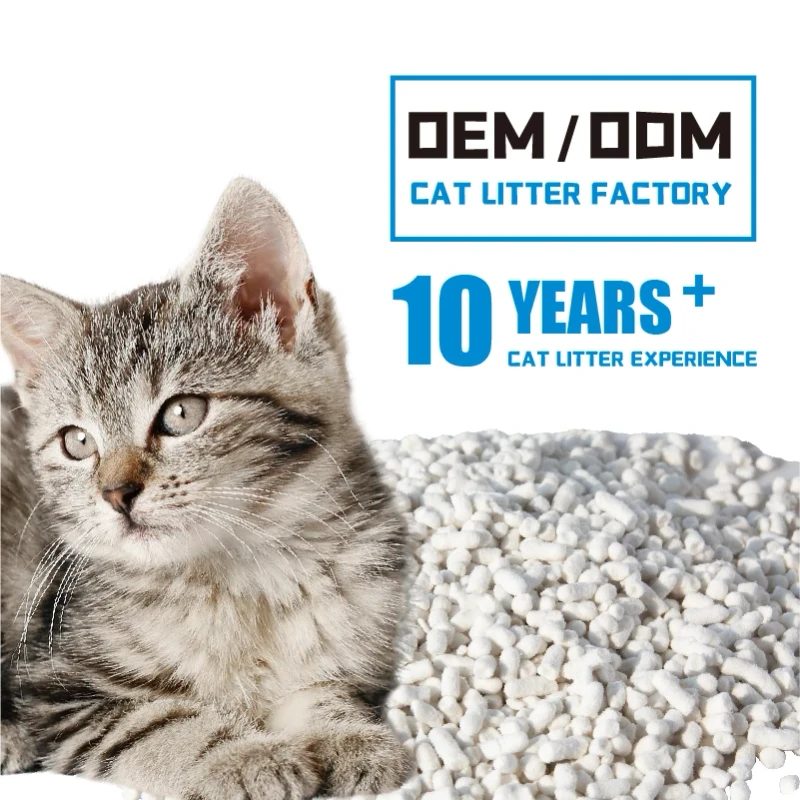 Paper Cat Litter Fast Absorption Clumping Low Dust Flushable Eco Friendly Pet Cleaning Supplies