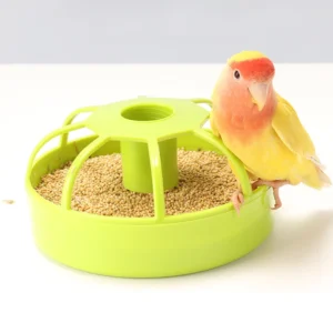 Parrot Bird Food Feed Bowls Cage Water Bowl Feeders Birds Food Container