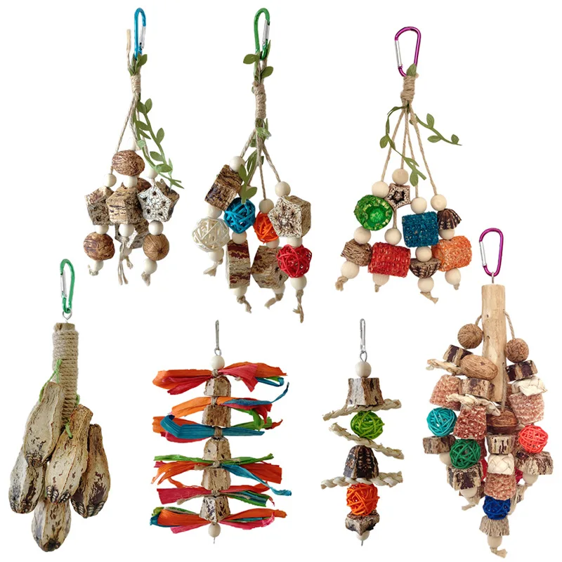 Parrot Biting Supplies Stand Pole Carambola Eco friendly Outdoor Bird Cage Decor Mouth Relief Boredom Relief Bird Accessory