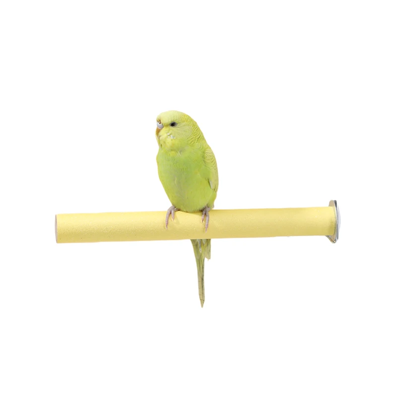 Parrot Frosted Perch Parrot Stand Teeth and Claw Grinding Stick Budgies Birdcage Decorations Bird Toys for Birds