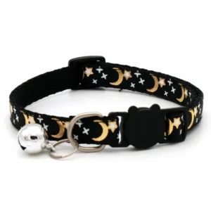 Personalized Dog & Cat Collar Cute Adjustable Buckle Closure with Bell Comfortable Pet Accessories