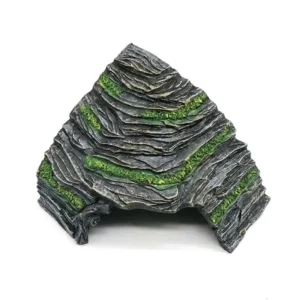 Pet ABS Eco Friendly Decorations for Reptile Amphibian Enclosures Climbing Sunbathing Platforms Burrows Scenery Set All Seasons