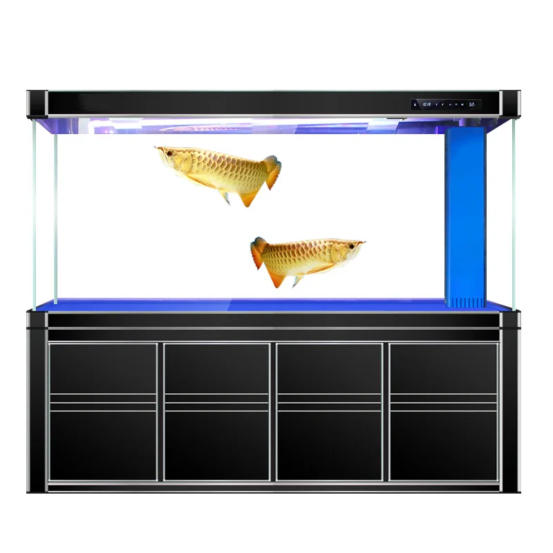 Pet Accessories Aquarium Quality Clear Square Big Glass Eco Friendly Arowana Fish Tank Living Room Luxury Goldfish Ob43